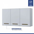 Cozinha Compacta Atenas 9 Portas 3 Gavetas Branco - Kaiki Móv