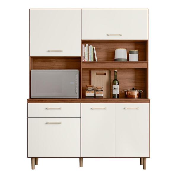 Cozinha Compacta Athena 140 Com 5 Portas E 1 Gaveta - Nicioli