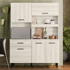 Cozinha Compacta Athena 5 Portas 1 Gaveta Bianco - Nicioli