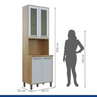 Cozinha Compacta Austria Com 1 Paneleiro 4 Portas Com Nicho E