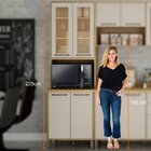 Cozinha Compacta Austria Com 1 Paneleiro 4 Portas Com Nicho E