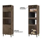 Cozinha Compacta Áustria Com 5 Peças - Dark/off White