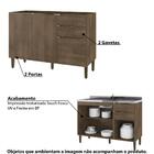 Cozinha Compacta Áustria Com Gabinete Para Pia E Aéreo 3 Port