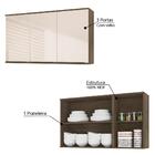 Cozinha Compacta Áustria Gabinete P/ Pia Torre Quente- Dark/o