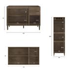 Cozinha Compacta Áustria Iv Gabinete Para Pia E Torre Quente