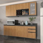 Cozinha Compacta Azaleia 8 Portas E 3 Gavetas Com Divisor De