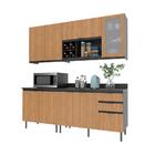 Cozinha Compacta Azaleia 8 Portas E 3 Gavetas Com Divisor De