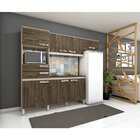 Cozinha Compacta B107 Com Tampo E Nicho 7 Portas 2 Gavetas  B