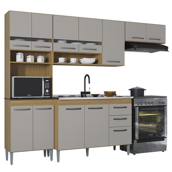Cozinha Compacta Balcao Sem Tampo 262 Cm 270x72 Poqq