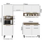 Cozinha Compacta Bali 4 Peças Itatiaia 7 Portas 2 Gavetas