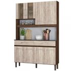 Cozinha Compacta Bari 8 Portas 2 Gavetas Rústico/arezzo - Nic