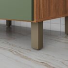 Cozinha Compacta Beatriz 2 Fornos Com Vidro Espresso Móveis N