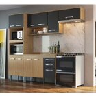 Cozinha Compacta Belgica Casamia Mel/grafite