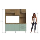 Cozinha Compacta Blume 8 Portas 2 Gavetas Com Nichos E Com Es