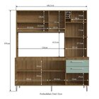 Cozinha Compacta Blume 8 Portas 2 Gavetas Com Nichos E Com Es