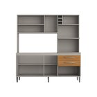 Cozinha Compacta Blume 8 Portas 2 Gavetas Com Nichos E Com Es