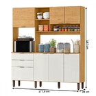 Cozinha Compacta Boreal 7 Portas 2 Gavetas Marrocos/off White