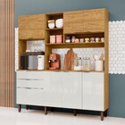 Cozinha Compacta Boreal 7 Portas 2 Gavetas Marrocos/off White