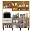 Cozinha Compacta Boreal 7 Portas E 2 Gavetas Espresso Móveis