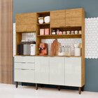 Cozinha Compacta Boreal 7 Portas E 2 Gavetas Espresso Móveis