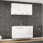 Cozinha Compacta Bruna 2 Peças 1,20 Cm Poquema