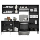 Cozinha Compacta C/ 2 Leds 3 Pçs Pequim Multimóveis V3412