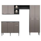 Cozinha Compacta C/ 2 Leds 3 Pçs Pequim Multimóveis V3412