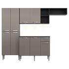 Cozinha Compacta C/ 3 Leds Armário E Balcão Com Tampo Pequim