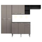 Cozinha Compacta C/ 3 Leds Armário E Balcão Com Tampo Pequim