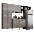 Cozinha Compacta C/ 3 Leds Armário E Balcão Com Tampo Pequim