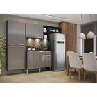 Cozinha Compacta C/ 3 Leds Armário E Balcão Com Tampo Pequim