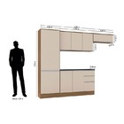 Cozinha Compacta C/ Tampo Paris-poliman - Carvalho / Off White