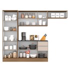 Cozinha Compacta C/ Tampo Paris-poliman - Carvalho / Off White