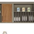 Cozinha Compacta Camponesa 6 Pt 3 Gv Freijó E Cinza