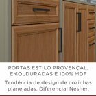 Cozinha Compacta Camponesa 6 Pt 3 Gv Freijó E Cinza