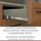 Cozinha Compacta Camponesa 8 Pt 4 Gv Freijó E Cinza