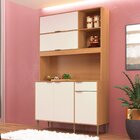 Cozinha Compacta Carol 5 Portas 1 Gaveta  Angelin/off White