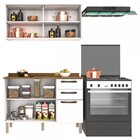 Cozinha Compacta Carol 5 Portas 2 Gavetas Branco 13340 - Sall