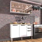 Cozinha Compacta Carol 5 Portas 2 Gavetas Branco 13340 - Sall