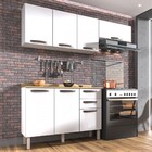 Cozinha Compacta Carol 7 Portas 2 Gavetas Branco 13348 - Sall