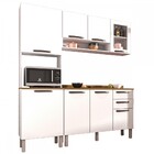 Cozinha Compacta Carol 8 Portas 2 Gavetas Branco 13342 - Sall