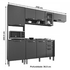 Cozinha Compacta Carol 9 Portas 2 Gavetas Branco 13341 - Sall