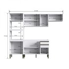 Cozinha Compacta Casablanca Gralar Branco Acetinado