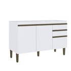 Cozinha Compacta Casablanca Gralar Branco Acetinado