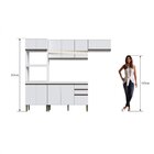 Cozinha Compacta Casablanca Gralar Branco Acetinado