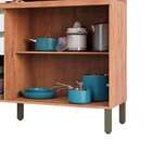 Cozinha Compacta Chardonnay 7 Pt 2 Gv Branca E Castanho