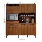 Cozinha Compacta Charme 7 Portas 2 Gavetas Carvalho - Chf