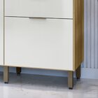 Cozinha Compacta Cloe 4 Portas 1 Gaveta Castanho/off White -