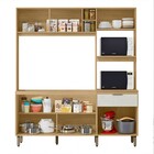 Cozinha Compacta Cloe 4 Portas 1 Gaveta Castanho/off White -