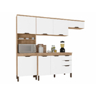 Cozinha Compacta Cloe Plus 5 Peças Cartagena Branco Bnn Decor